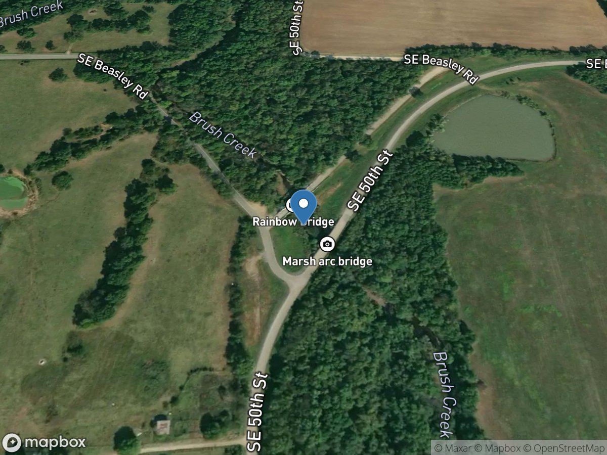 BRUSH Creek At OLD US Highway 66 Near RIVERTON, KS location