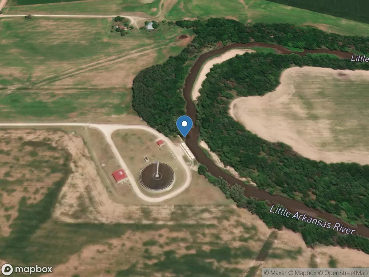 L Arkansas River Upstream of Asr Fac near Sedgwick, KS location