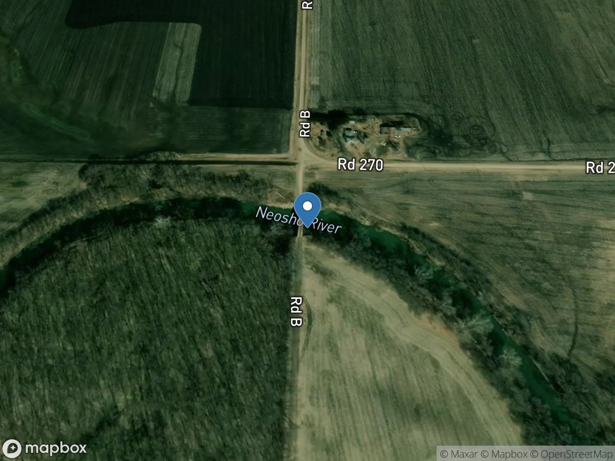 NEOSHO River 2.5 MI Southeast OF DUNLAP, KS location