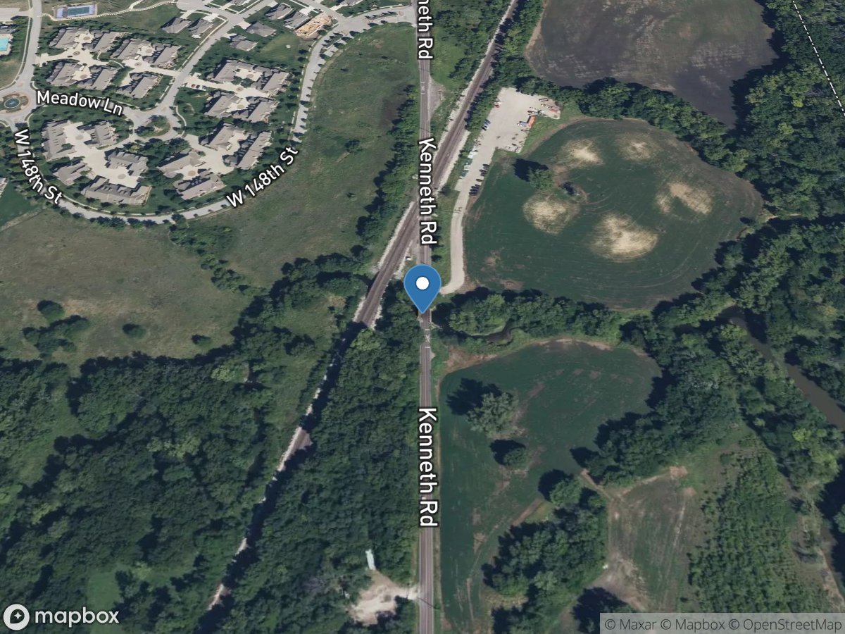 Negro Creek at Kenneth RD, Overland Park, KS location