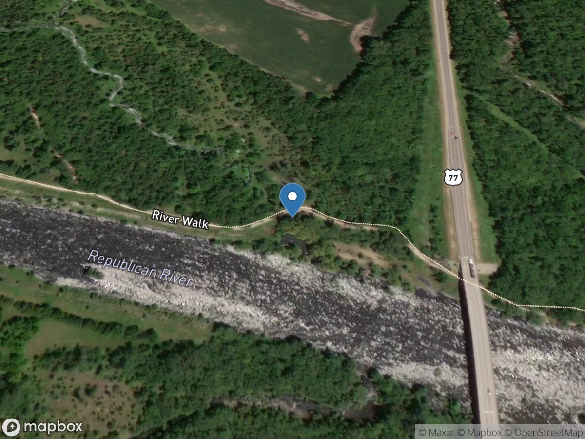 Gathering Pond Outlet Stream location