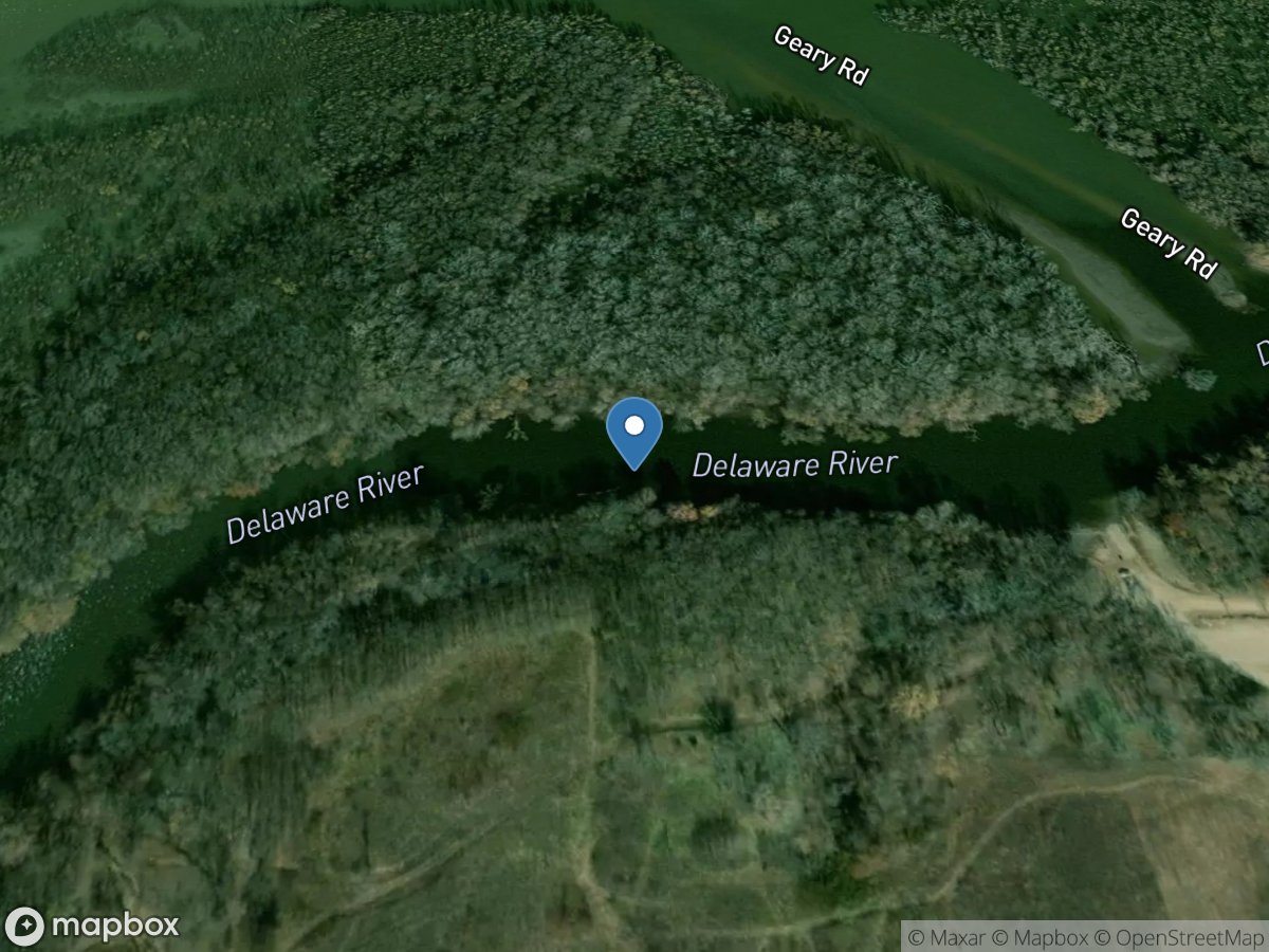 Delaware River below Kyle Marsh Outlet location