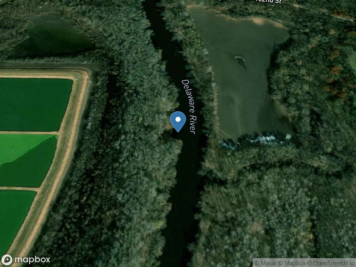 DELAWARE RIVER Near Wastewater Treatment Plant OUTFALL location