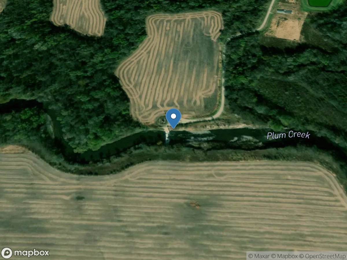 Delaware River at K20 and Goldfinch RD, Kickapoo, KS location