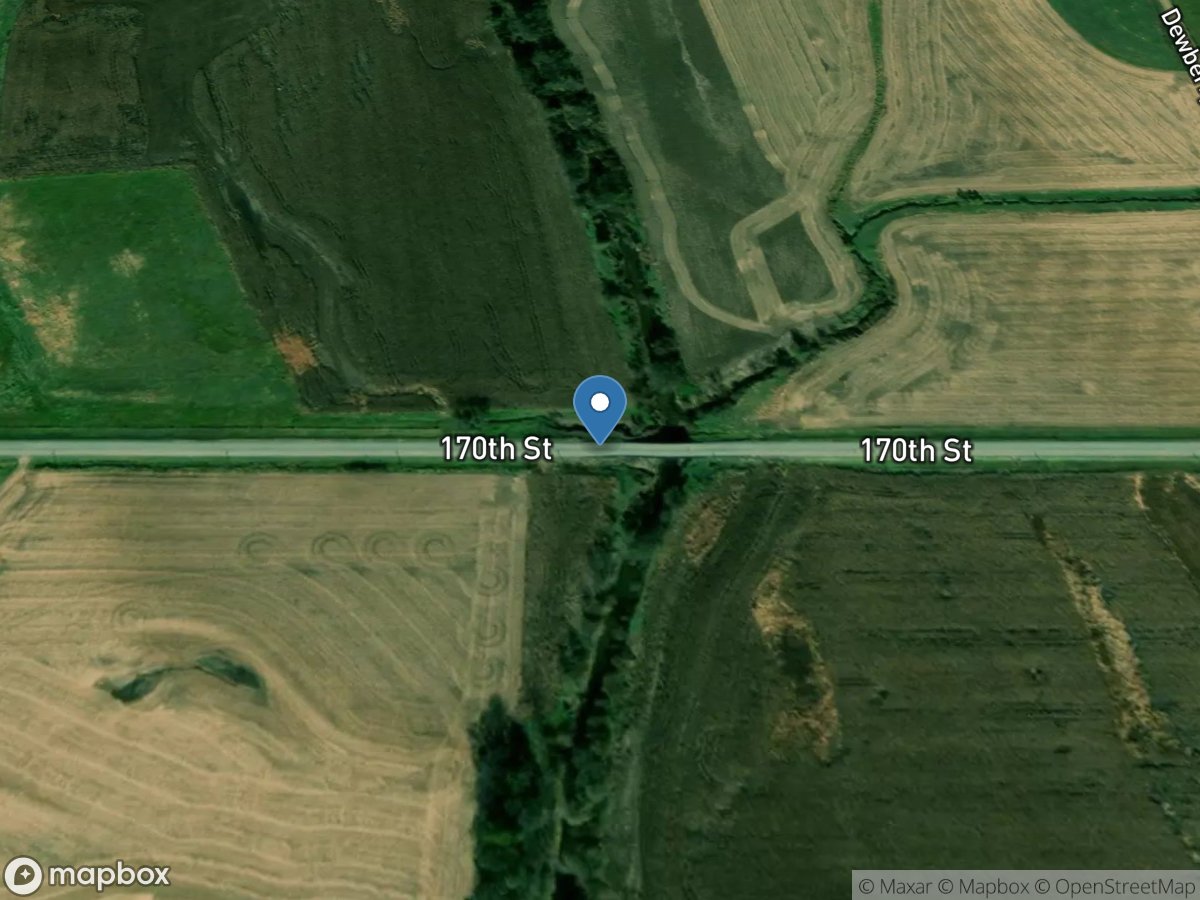 Delaware River at Dewberry RD, Kickapoo, KS location