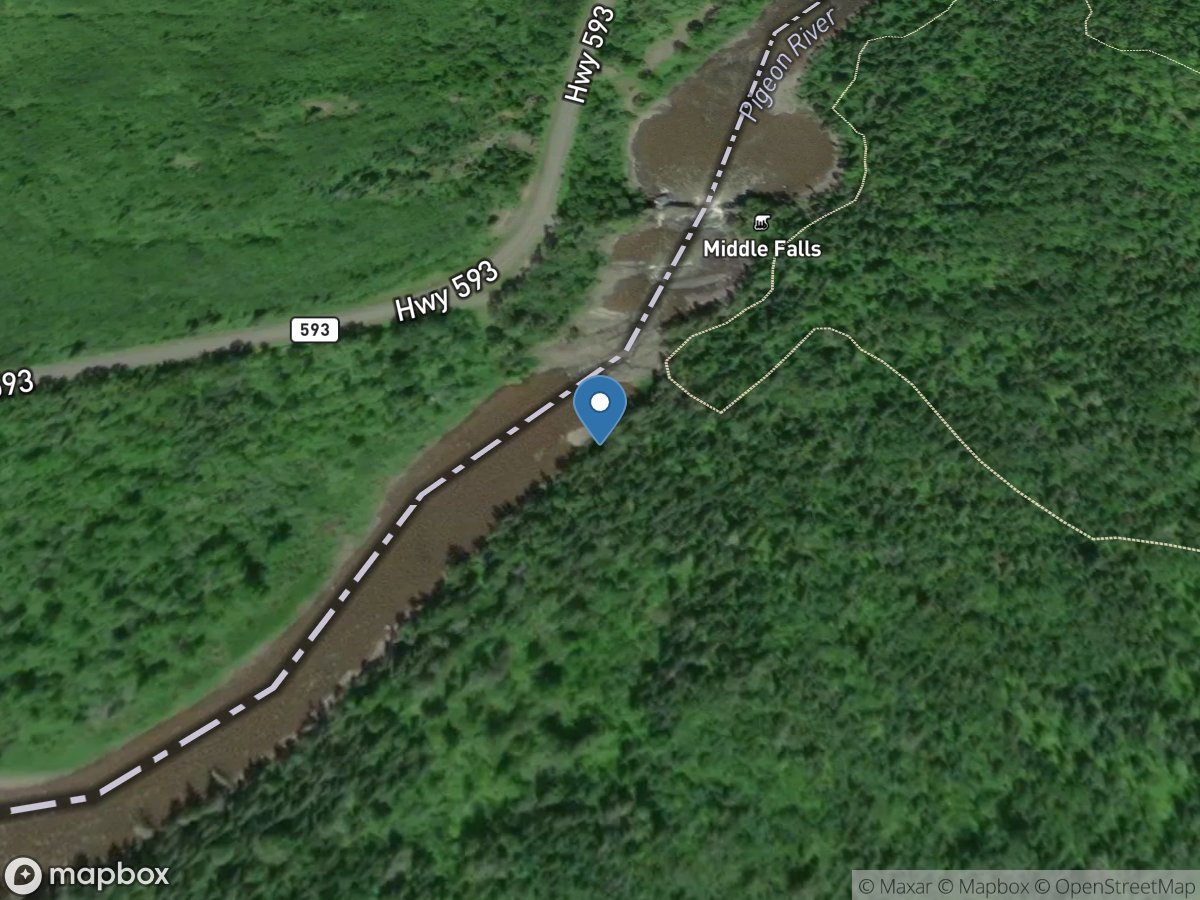 Pigeon River at Middle Falls near Grand Portage MN location