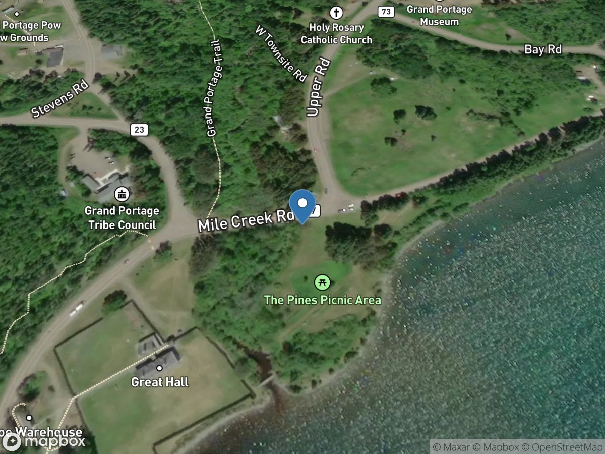 Grand Portage River at Grand Portage MN location