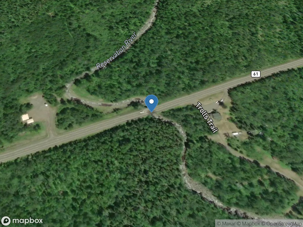 Reservation River near Hovland MN location