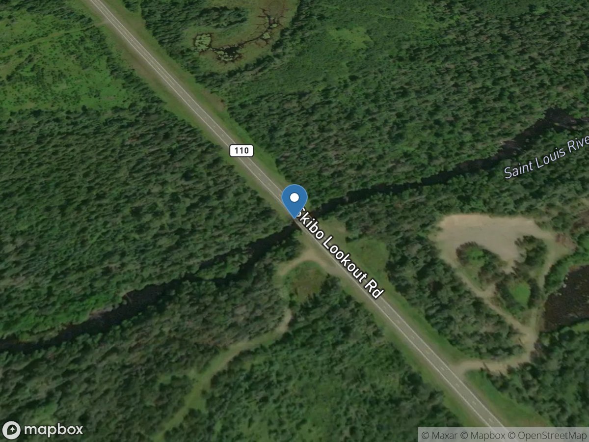 St. Louis River near Skibo, MN location