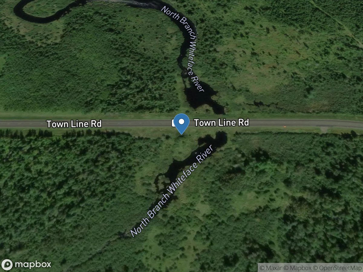 North Branch Whiteface River near Fairbanks, MN location