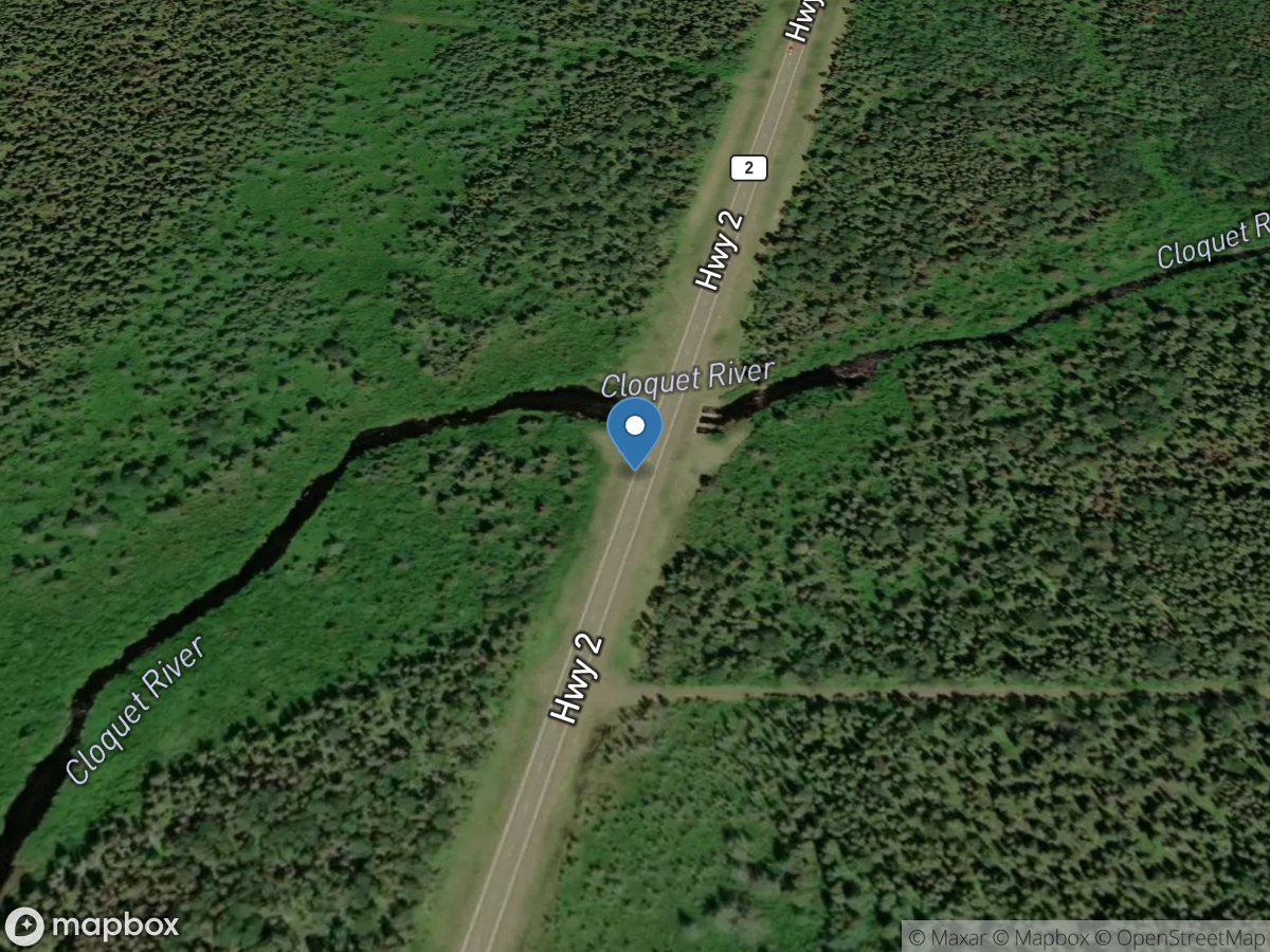 Cloquet River near Toimi, MN location