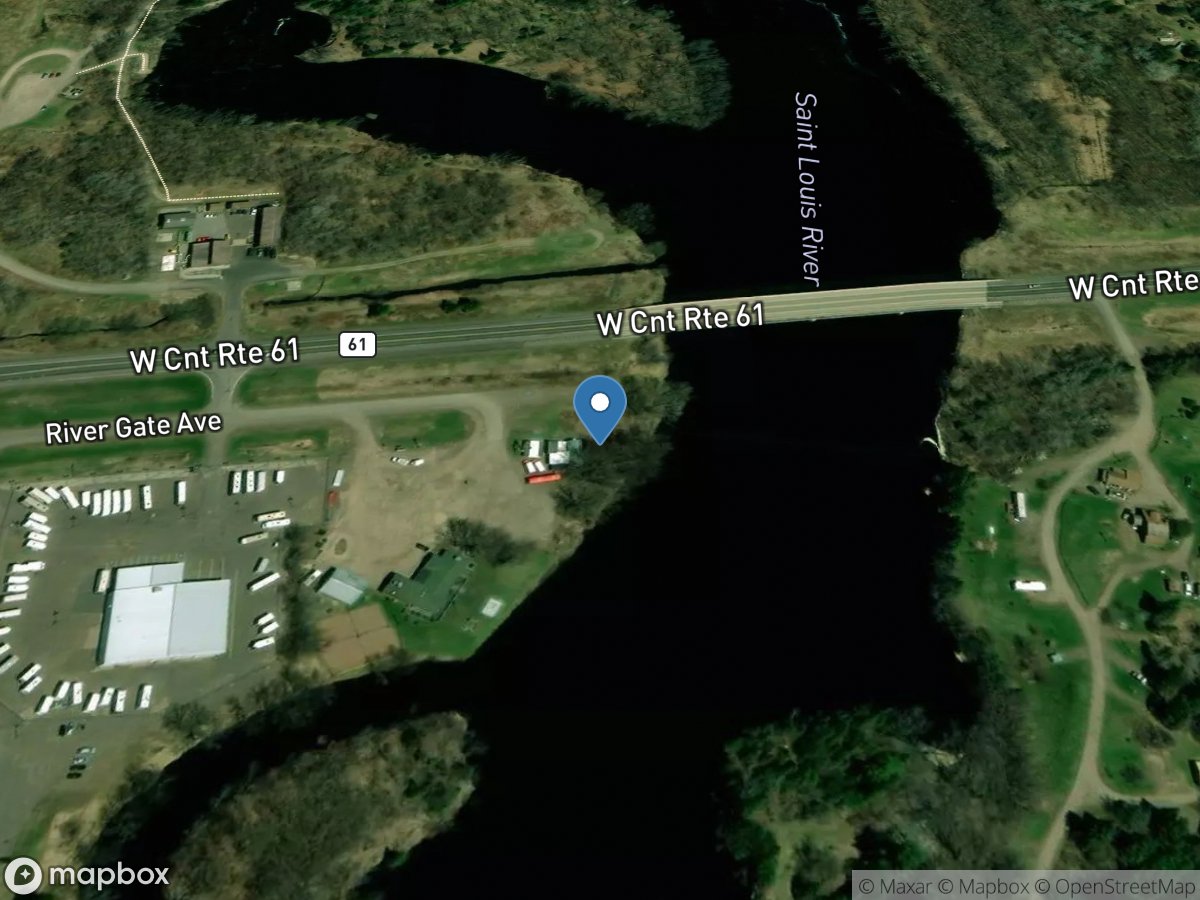 St. Louis River at Scanlon, MN location