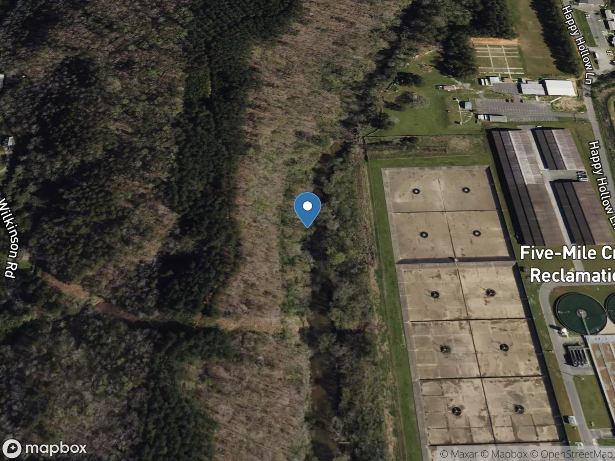 Fivemile Creek near Republic, AL location