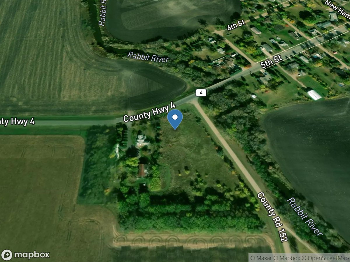 Rabbit River at Campbell, MN location