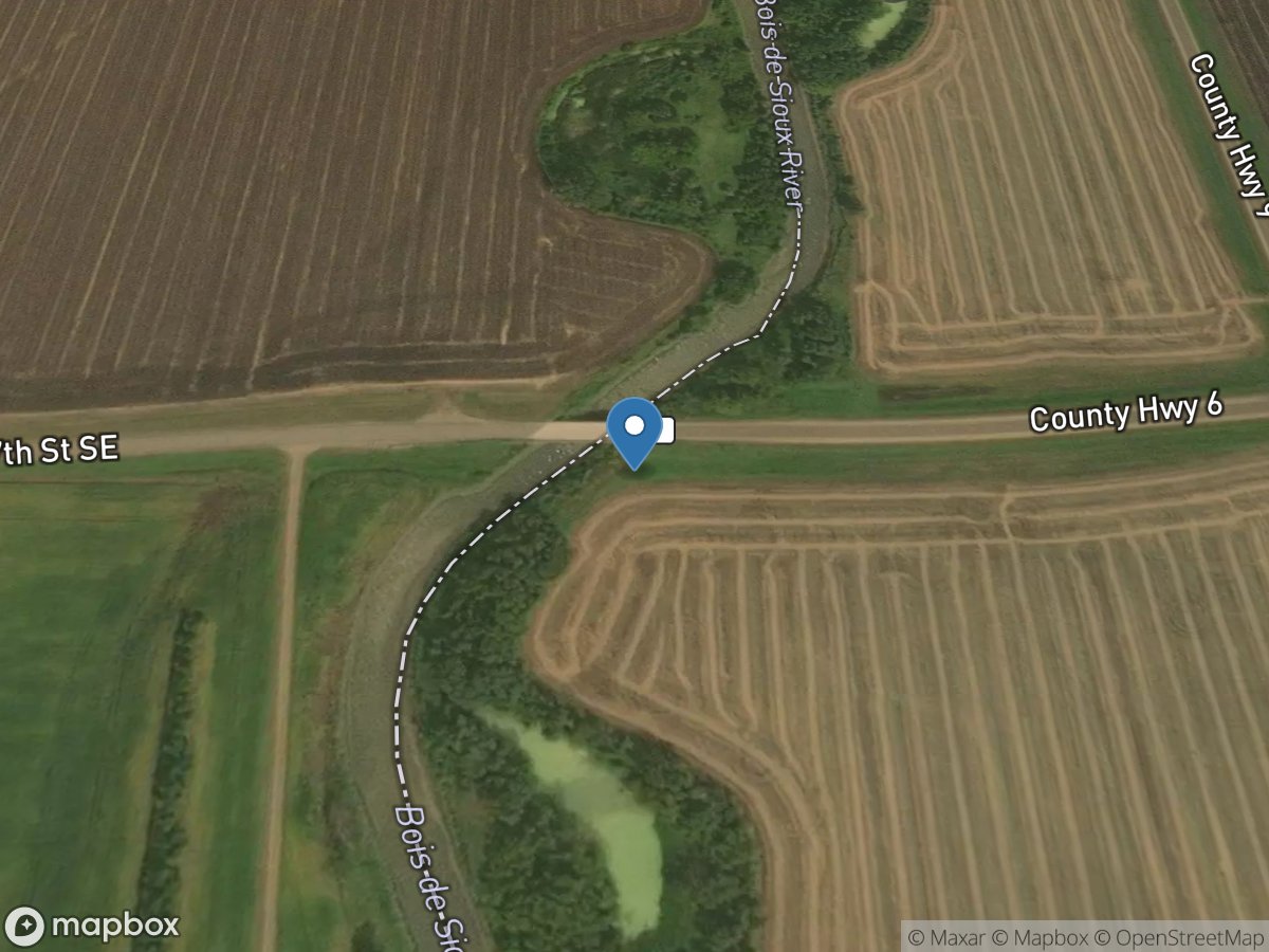 Bois DE Sioux River near Doran, MN location