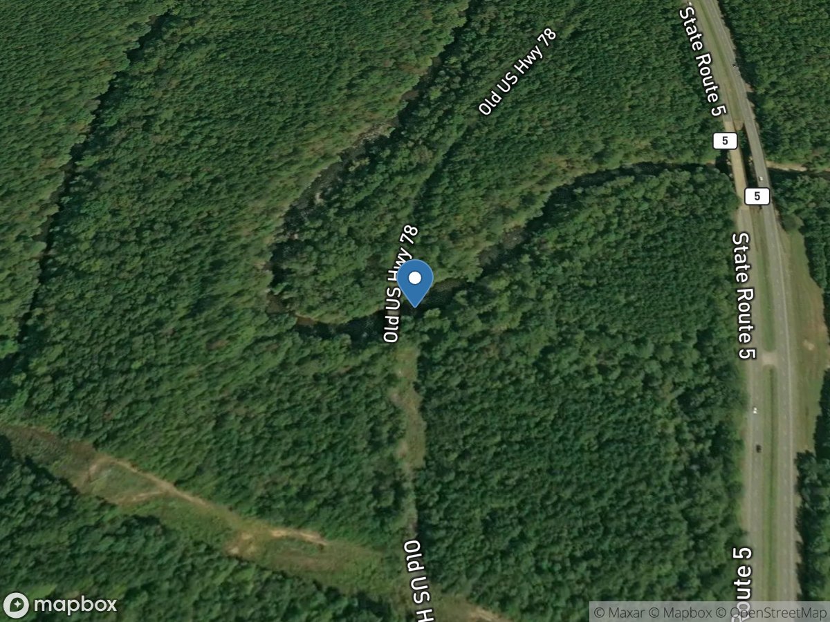 Five Mile Creek near Sayre, Ala location