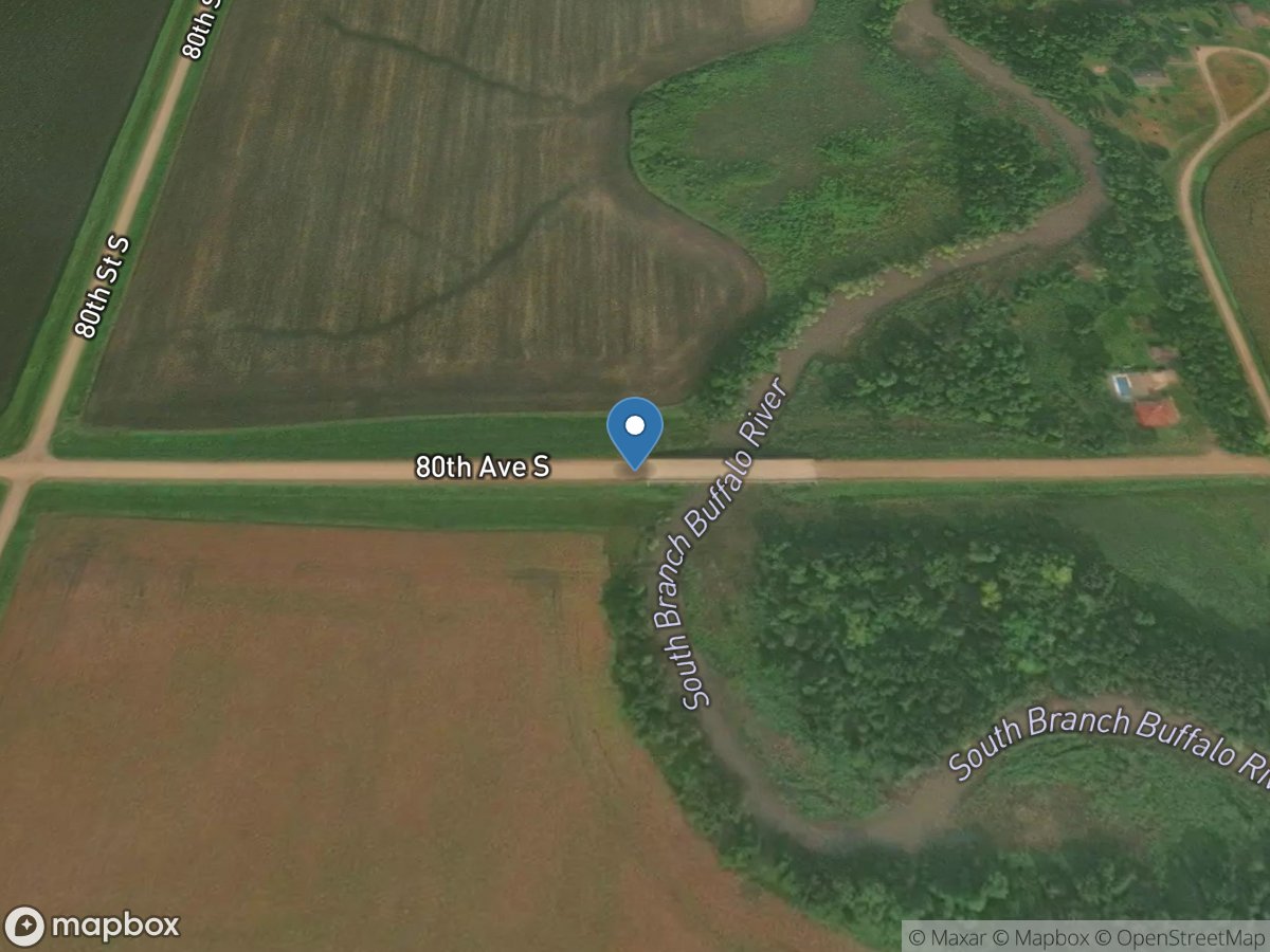 South Branch Buffalo River at Sabin, MN location