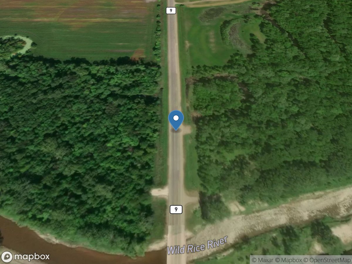 Wild Rice River near Ada, MN location