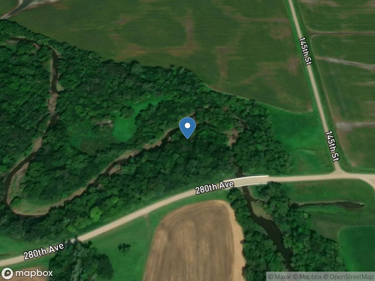 Marsh River near Shelly, MN location