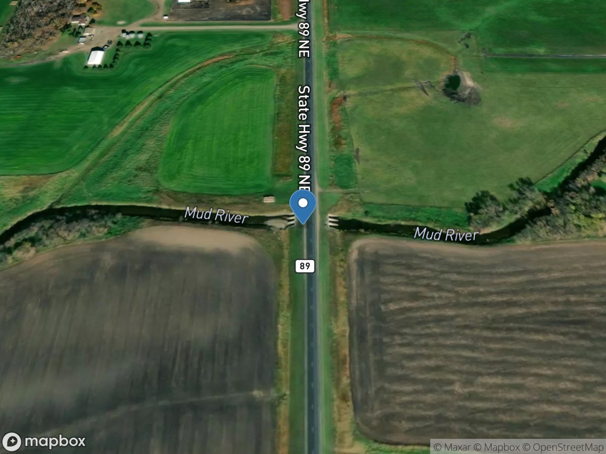 Mud River near Grygla, MN location