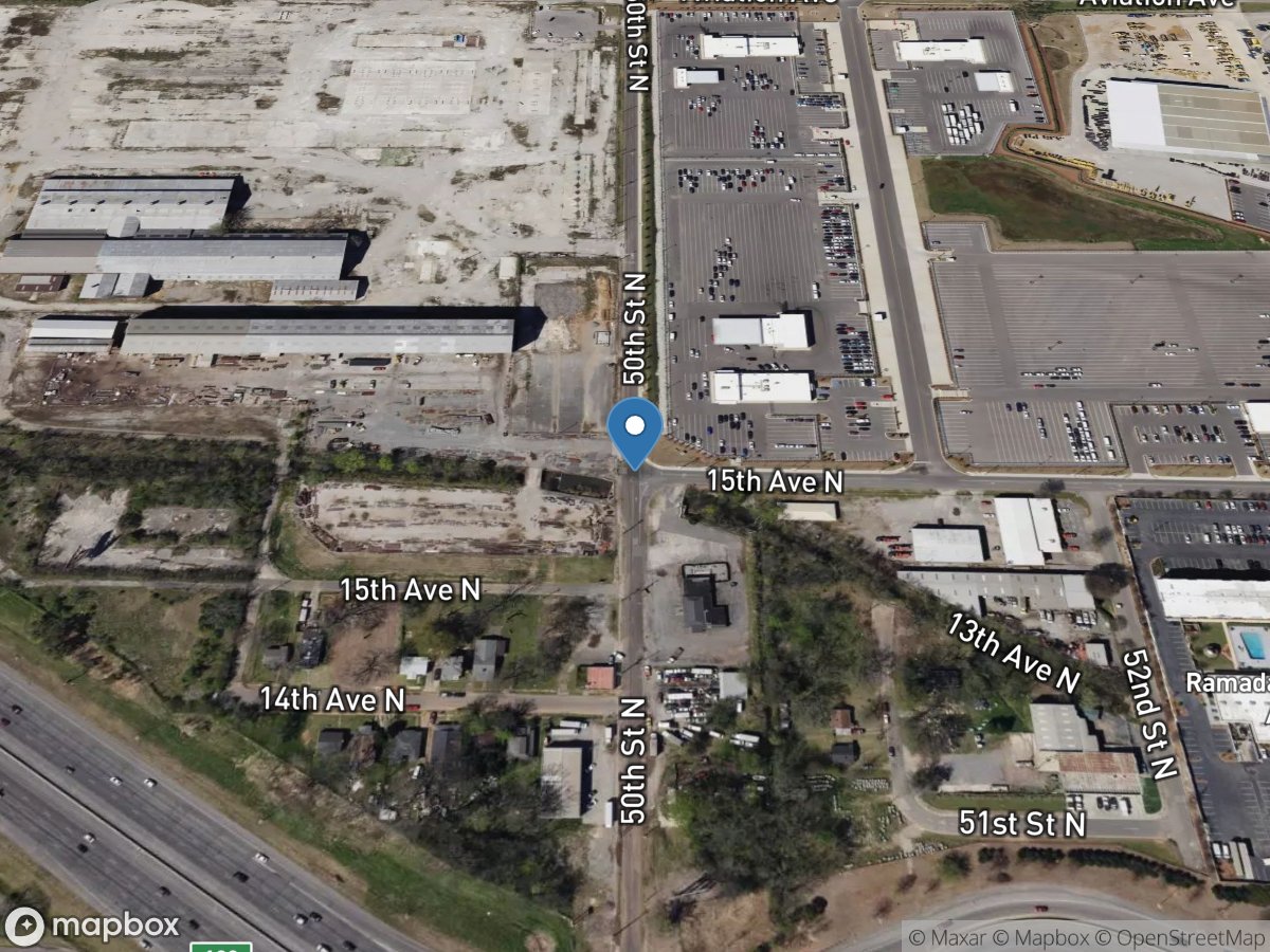 Trib to Village Creek at 50th ST IN Birmingham location