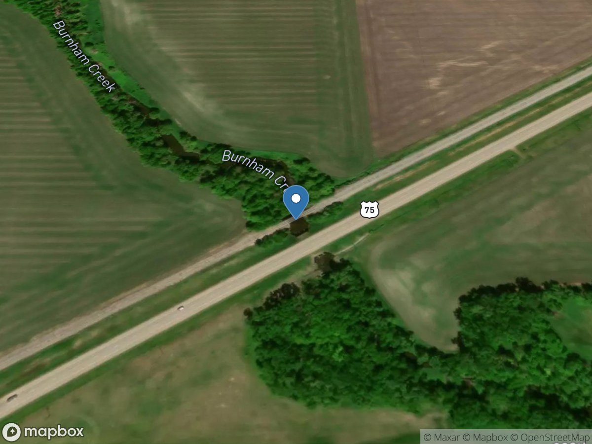 Burnham Creek near Crookston, MN location