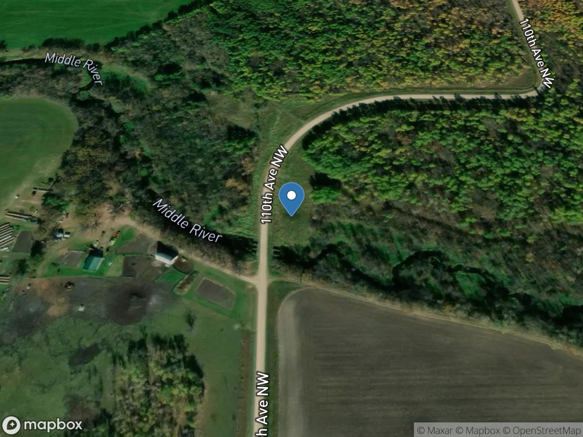 Middle River near Newfolden MN location