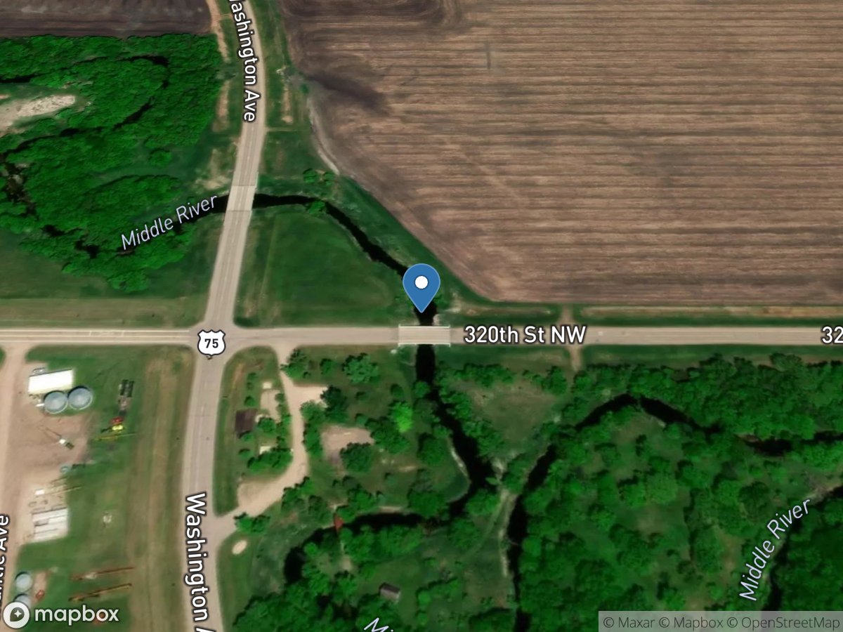 Middle River at Argyle, MN location