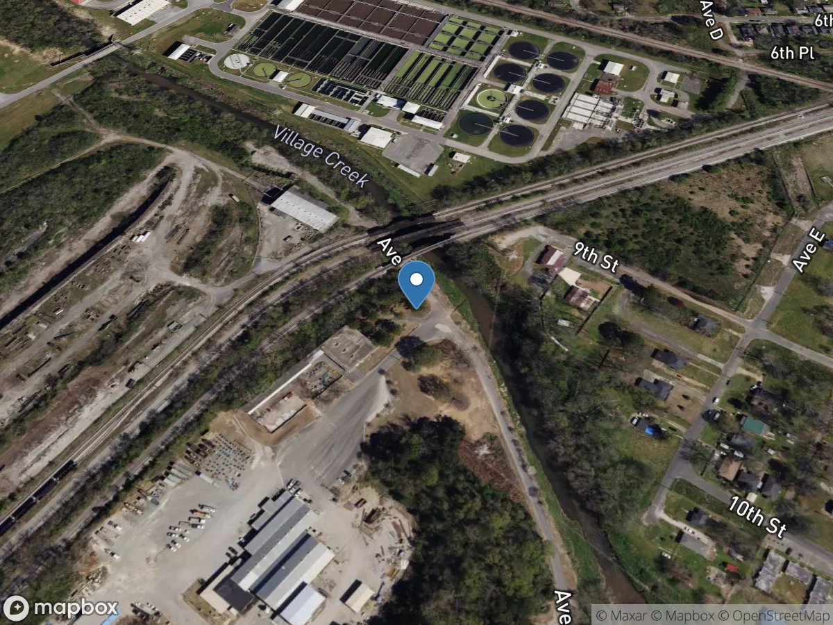 Village Creek near Pratt City, Alabama location