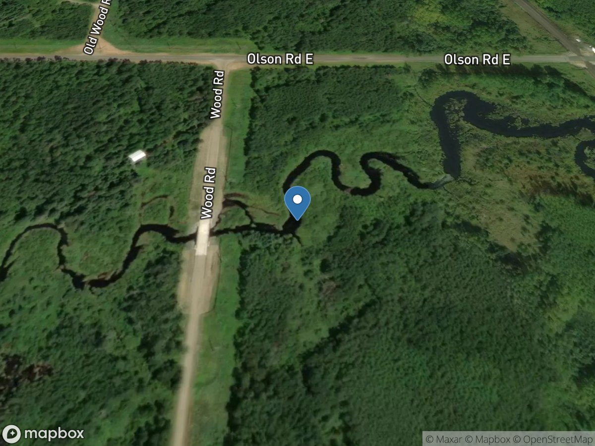 Flint Creek at Wood Road near Cook, MN location