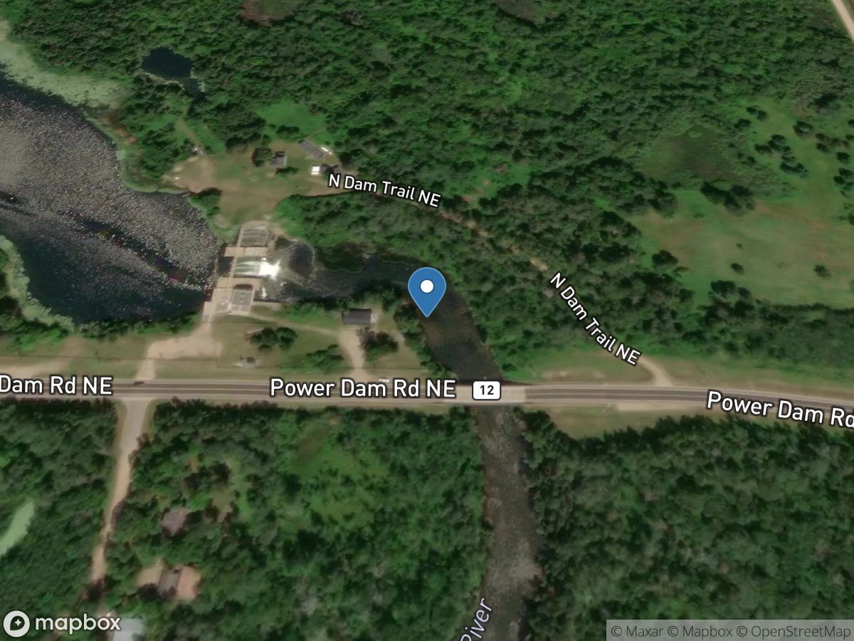 Mississippi River near Bemidji, MN location