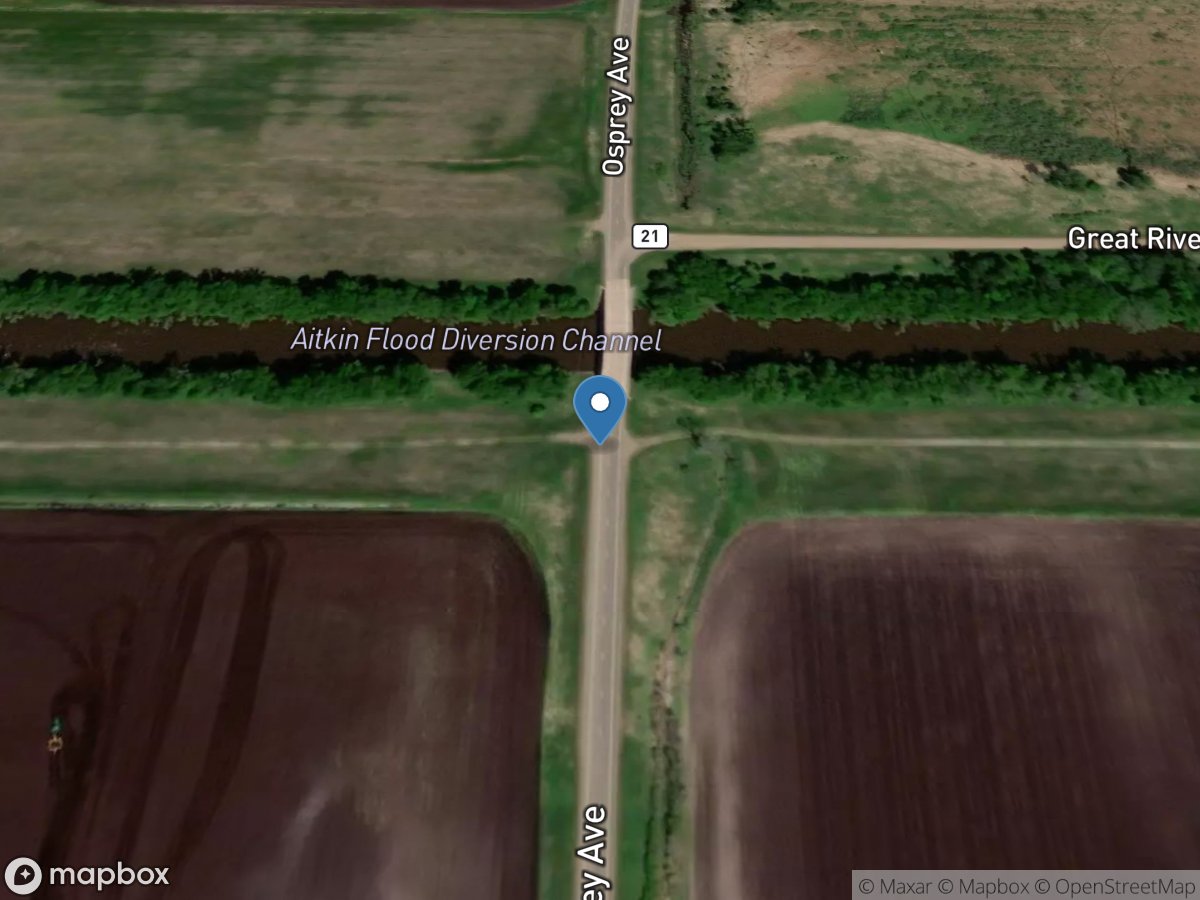 Mississippi River Diversion near Aitkin, MN location