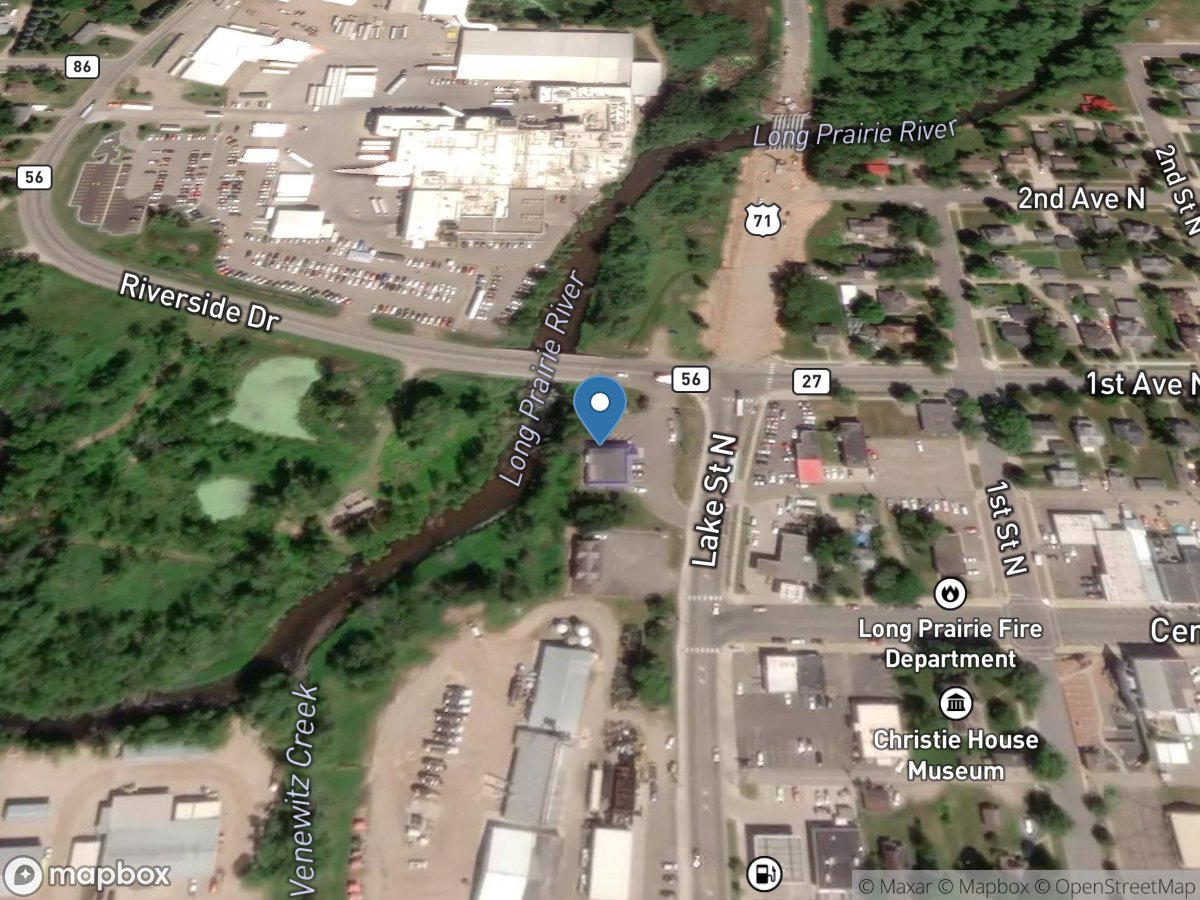 Long Prairie River at Long Prairie, MN location