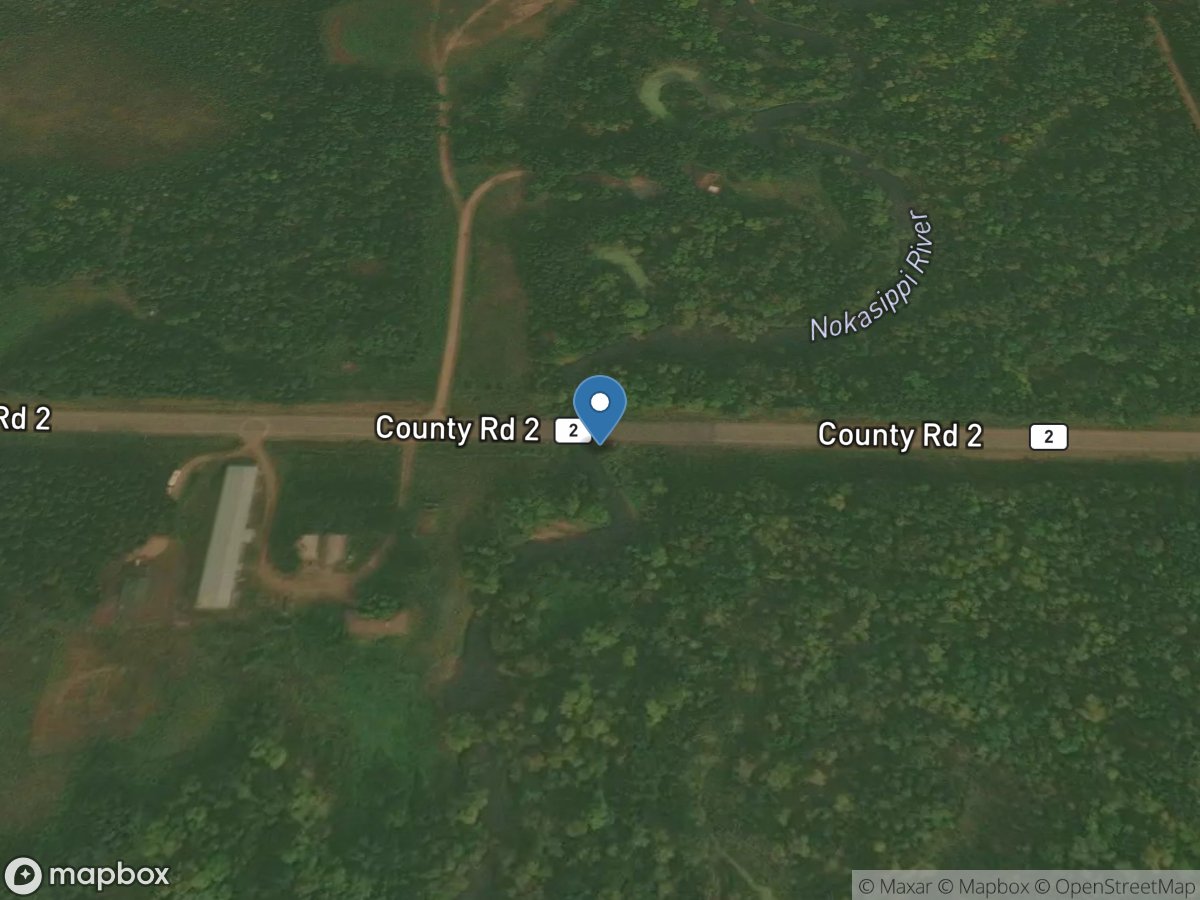 Nokasippi River near Fort Ripley, MN location