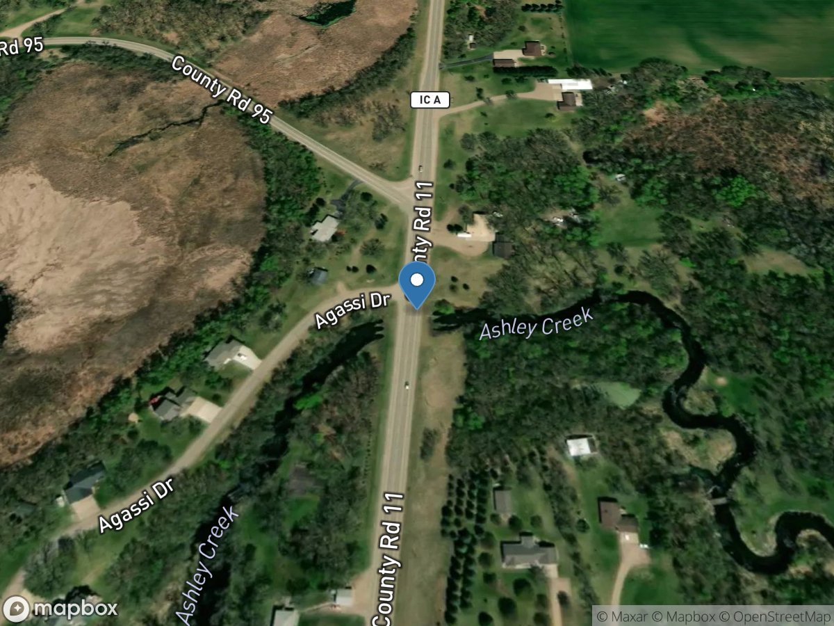 Ashley Creek near Sauk Centre, MN location