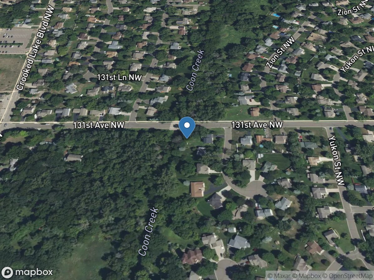 Coon Creek at 131 Street IN Coon Rapids, MN location