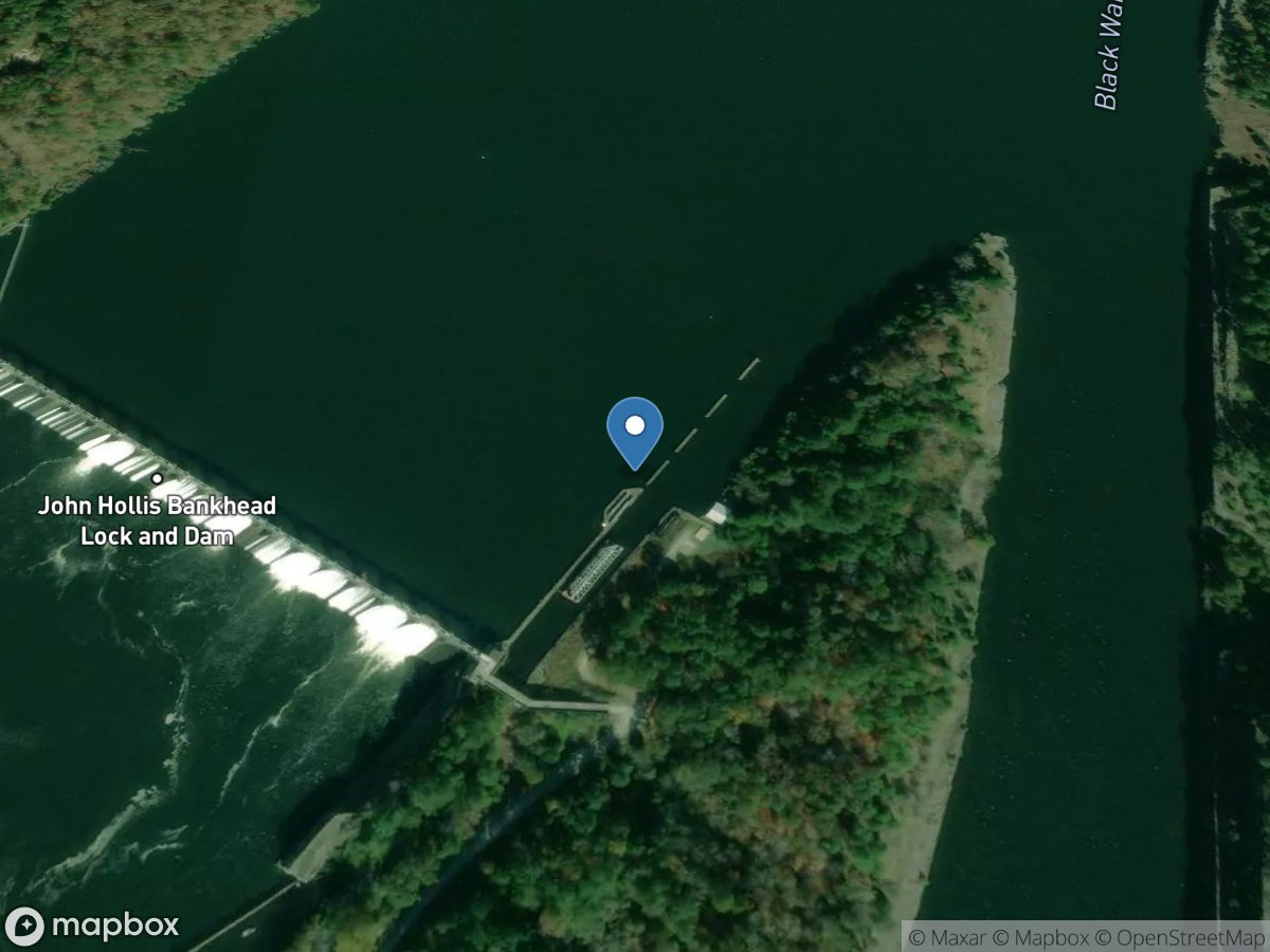 Black Warrior River at Bankhead L&d near Bessemer AL location