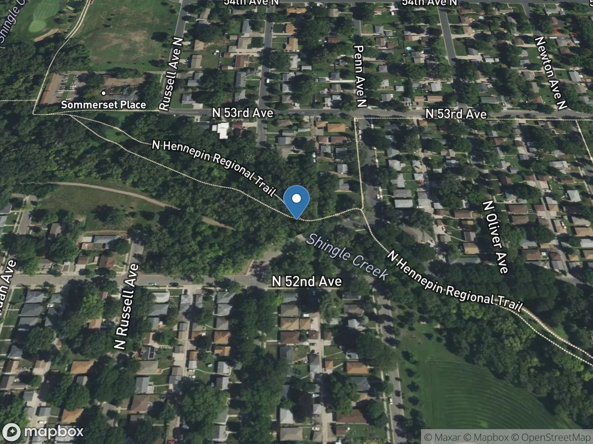 Shingle Creek at Queen Avenue IN Minneapolis, MN location