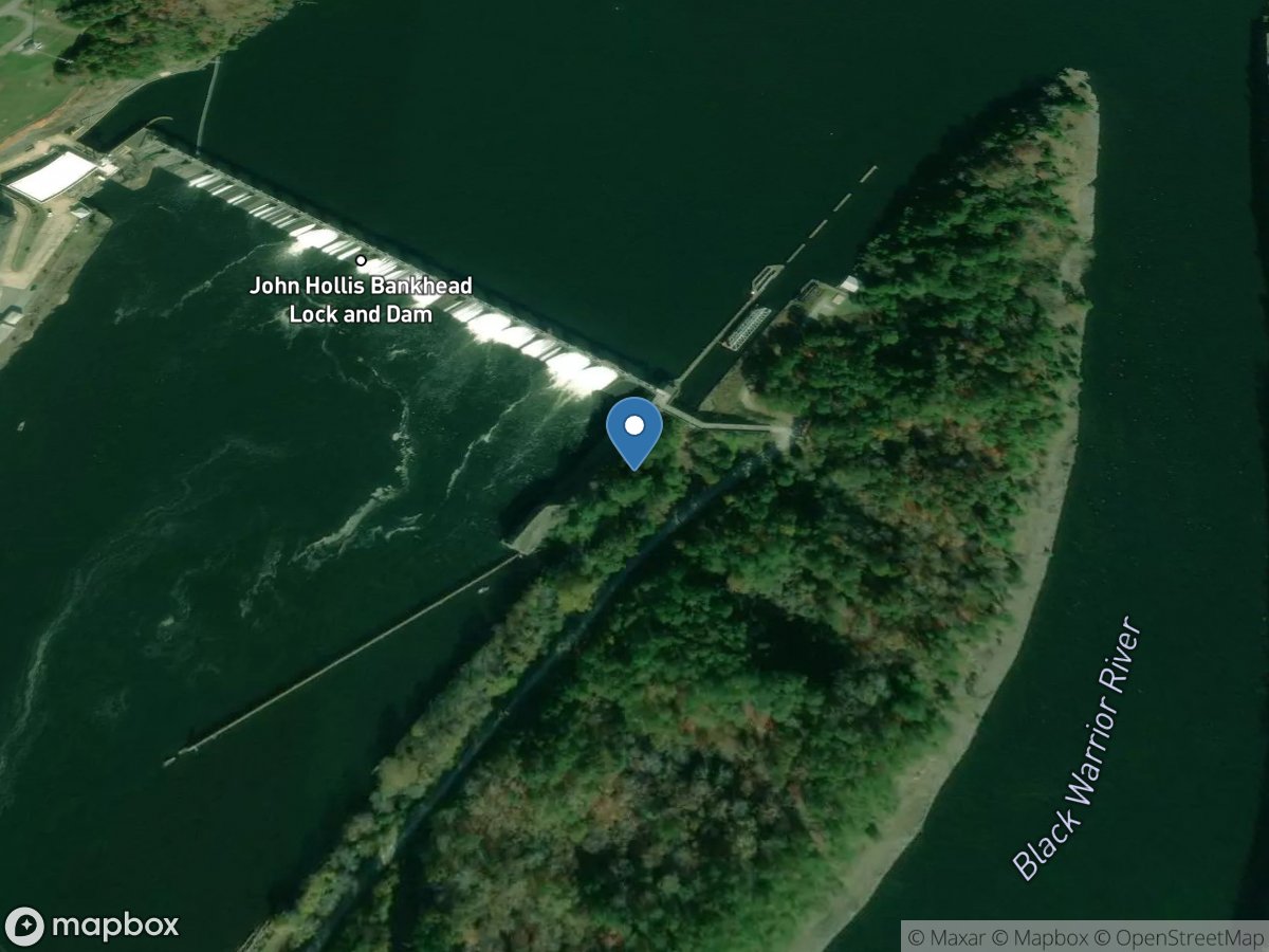 Black Warrior River below Bankhead L&d near Bessemer AL location