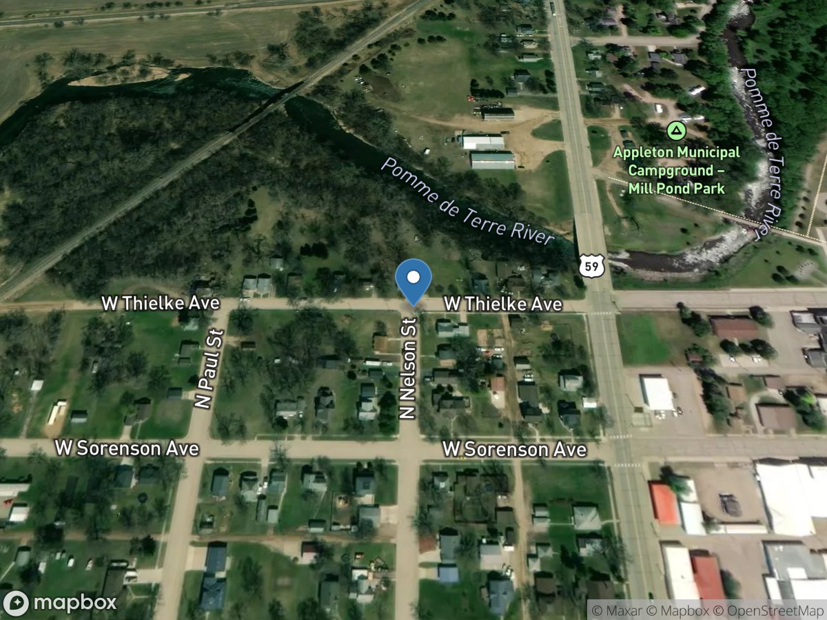 Pomme DE Terre River at Appleton, MN location