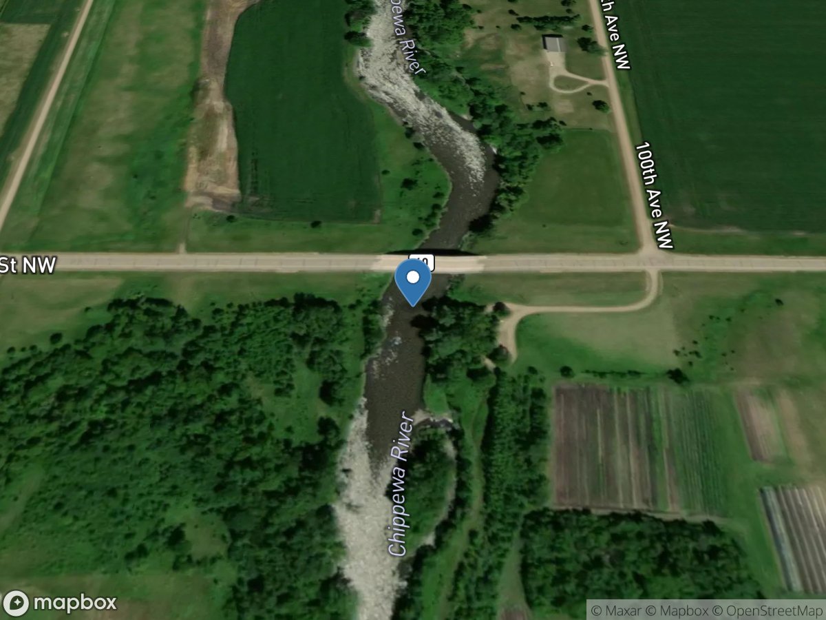Chippewa River near Milan, MN location