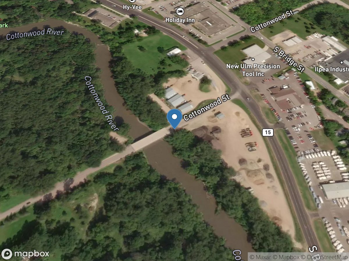 Cottonwood River near New Ulm, MN location