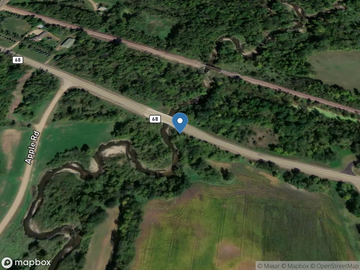 Little Cottonwood River near Courtland, MN location