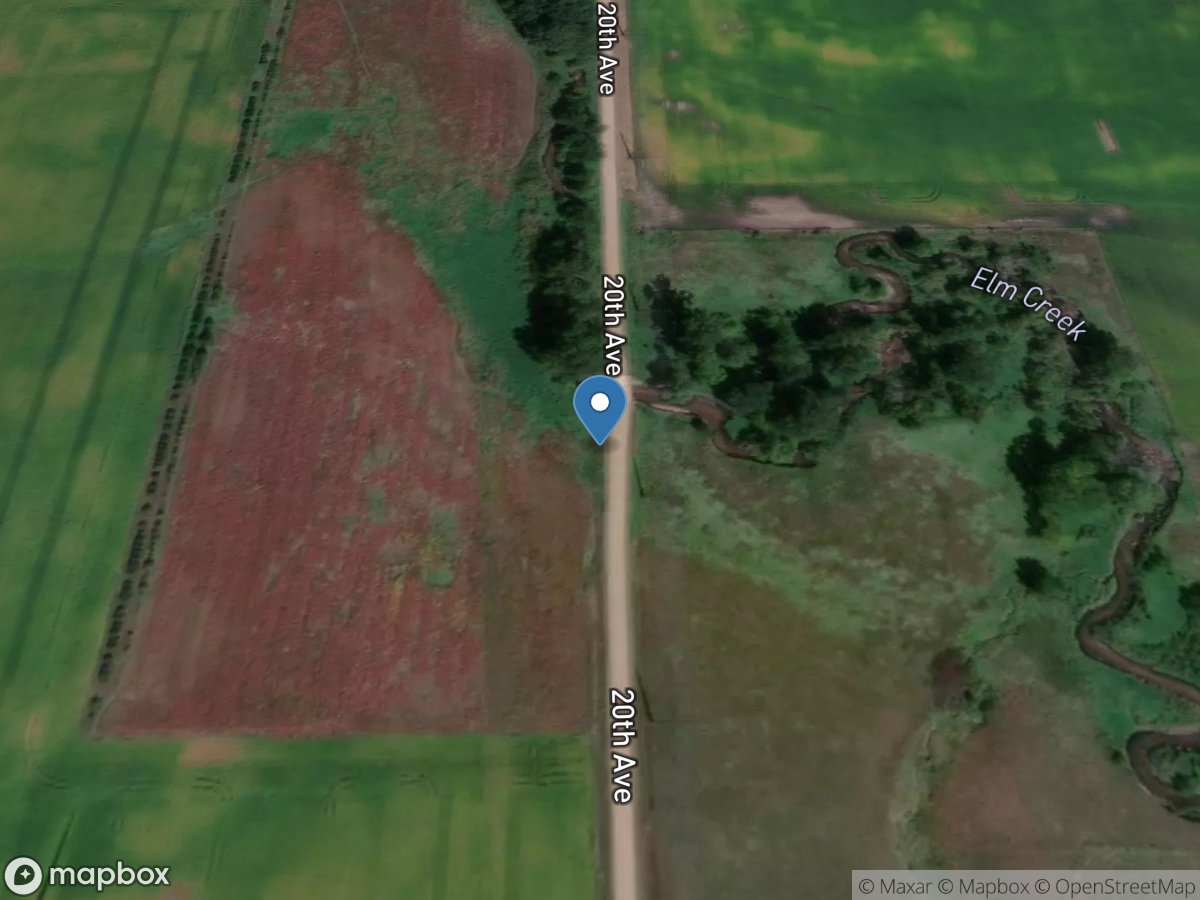 Elm Creek at Co. Rd. 103 near Trimont, MN location