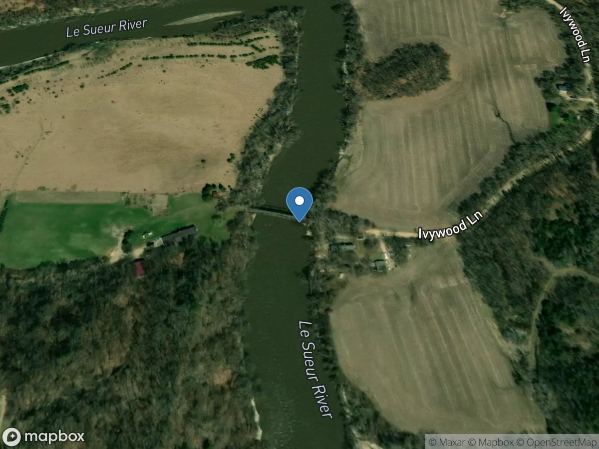 Le Sueur River near Rapidan, MN location