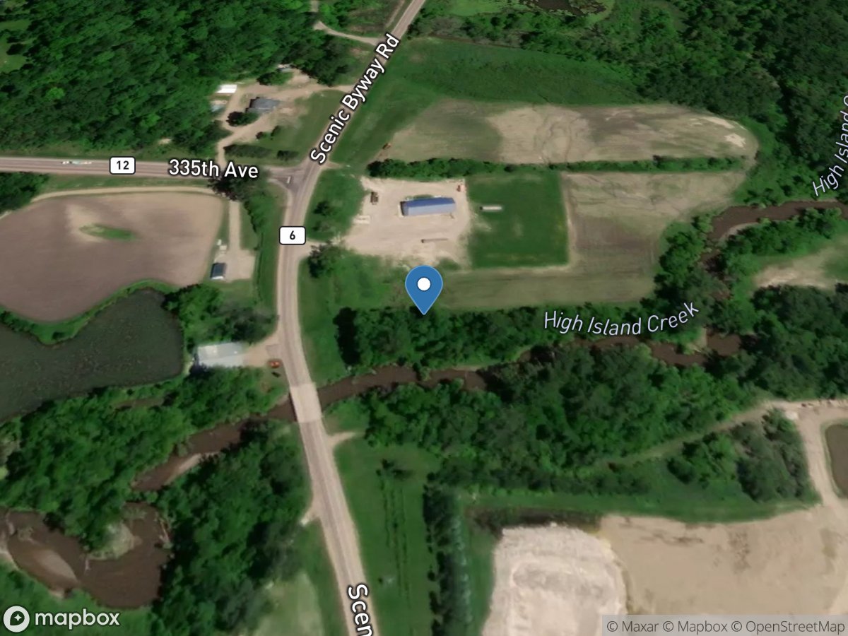 High Island Creek near Henderson, MN location