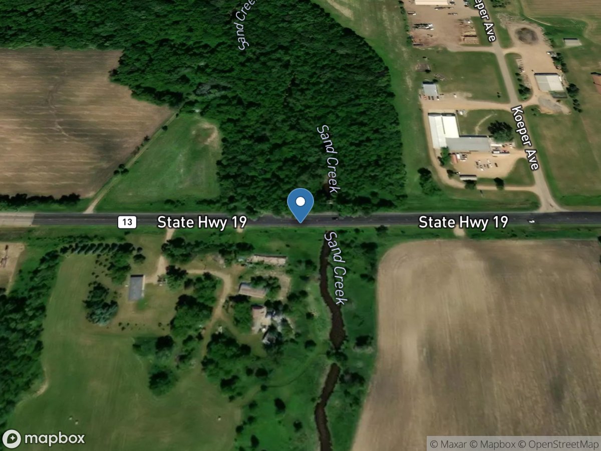 Sand Creek near New Prague, MN location