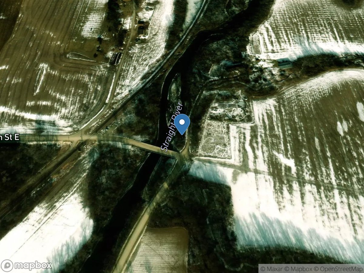 Straight River near Faribault, MN location