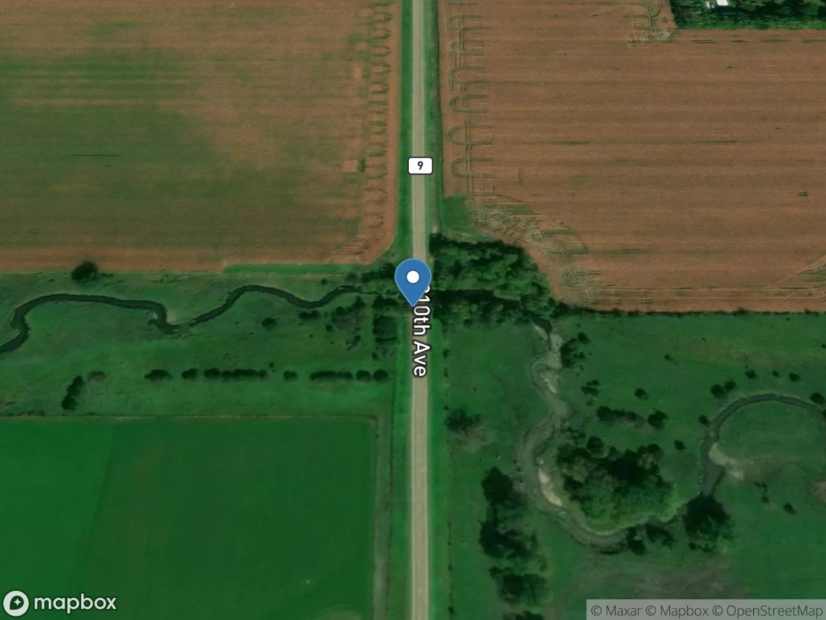 Milliken Creek near Concord, MN location