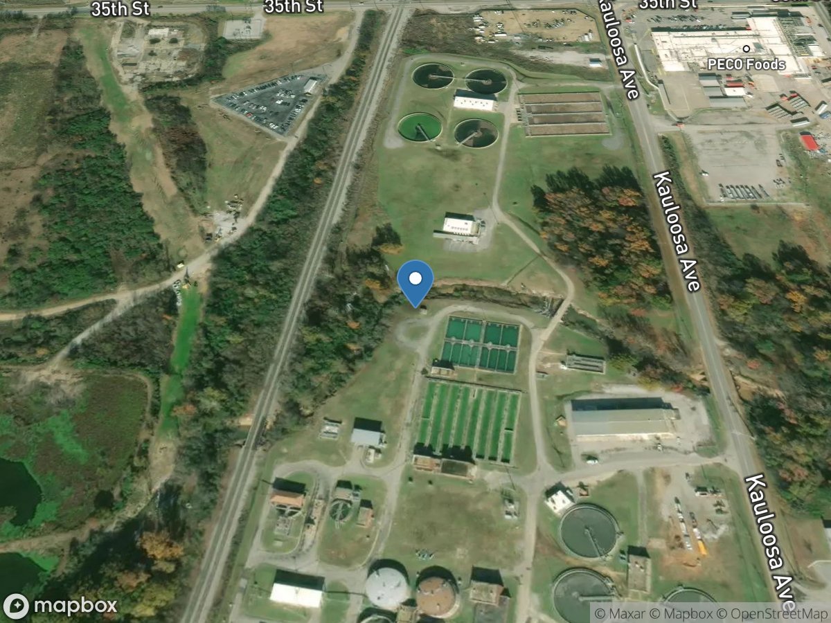 Cribbs Mill Creek at Ww Plant at Tuscaloosa, Al. location